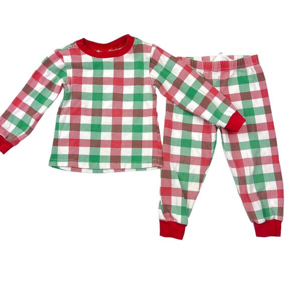 Classic Whimsy Holiday Plaid Pajama Set - Picture 1 of 8